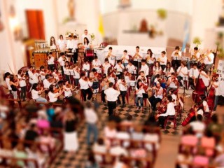 Presentación de Coros y Orquestas Infanto Juveniles en actos del Bicentenario    