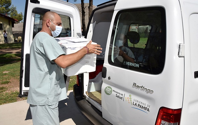 COVID-19: llegaron otras 4.500 dosis de vacunas a La Pampa