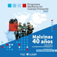Ofrecen materiales didácticos conmemorativos del 40 aniversario de Malvinas