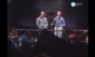 Menem lanza su campaña en Mar del Plata, 1995