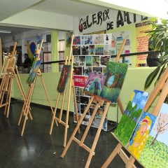 Concurrida Muestra de Arte en el Colegio Ciudad de General Pico 