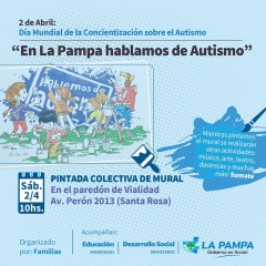 Invitan a actividad “En La Pampa hablamos de Autismo”