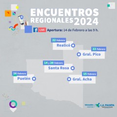 Llegan las jornadas regionales de inicio del ciclo lectivo 2024