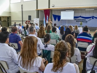 Puelén recibió a funcionarios y directivos en el tercer encuentro regional de inicio del ciclo lectivo 2024