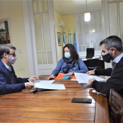 Educación firmó convenios con la Municipalidad de General Pico 