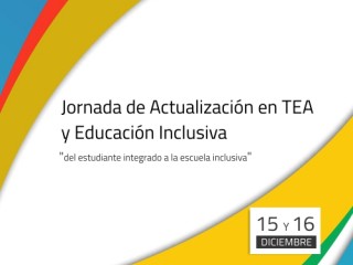 Jornada de Actualización en TEA y Educación Inclusiva