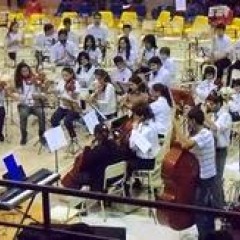 Presentación de la orquesta infanto juvenil de Gral. Acha