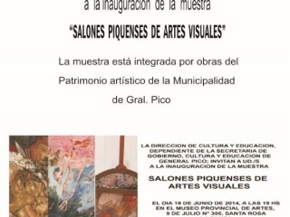 Inauguración de la muestra Salones Piquenses de Artes Visuales