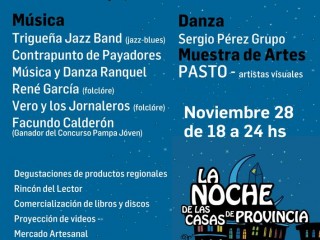  La Pampa será una de las protagonistas en La Noche de las Casas de Provincia