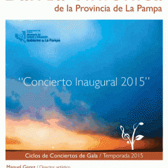 Concierto inaugural 2015 de la Banda Sinfónica de La Pampa