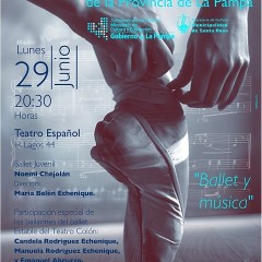 Música y Ballet, Banda Sinfónica de La Pampa presenta el Cuarto Concierto de Gala Temporada 2015