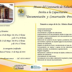 De interés para museólogos y archivistas de La Pampa