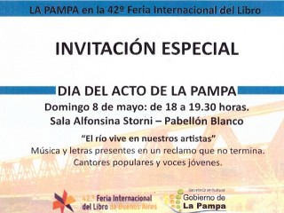 Día de La Pampa en La Feria Internacional del Libro de Buenos Aires