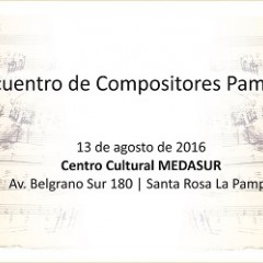 Encuentro de Compositores Pampeanos y Taller de Construcción de Cajón Peruano