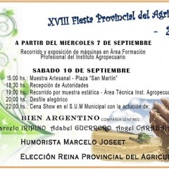 XVIIIº Fiesta Provincial del Agricultor en Arata