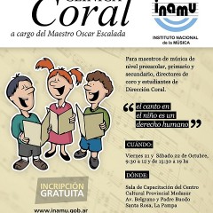 Clínica Coral a cargo del Maestro Oscar Escalada