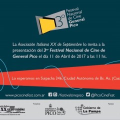 Presentan el 3° Festival de Cine de Pico en Casa de La Pampa