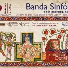 IXº Concierto Sinfónico Coral de la Banda Sinfónica de La Pampa 