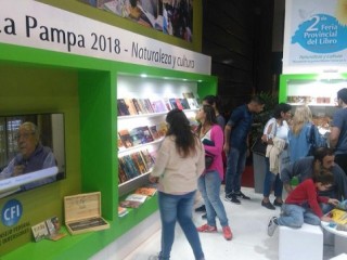 Intensa actividad en el stand de La Pampa en la Feria del Libro