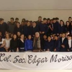 El escritor Edgar Morisoli visitó el colegio que lleva su nombre