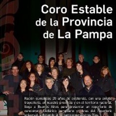 Coro Estable Provincial en Casa de La Pampa de Buenos Aires y presentación del libro 