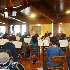 Integrantes de Orquestas Pampeanas en Gira Nacional