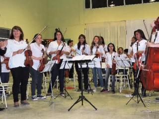 Actuación de Orquestas Infanto Juveniles pampeanas