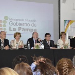 El gobernador encabezó Encuentro de Educación Inclusiva y recorrió empresas de General Pico